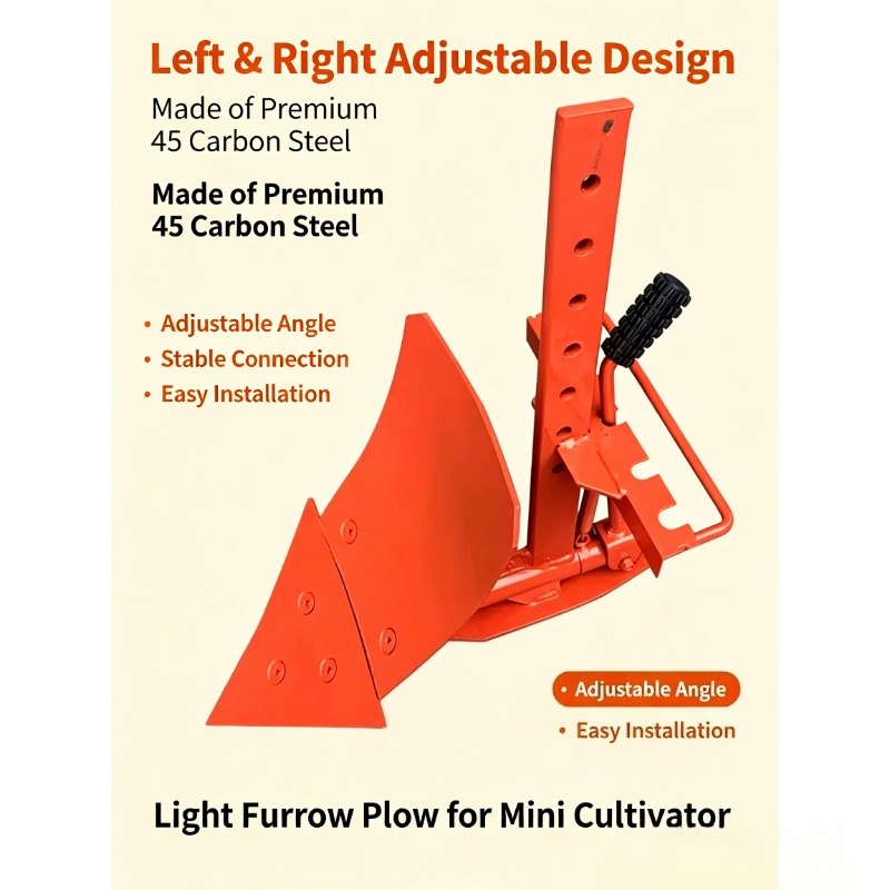 Agriculture Farming Hand Tools - Mini Aratro Regolabile con Lama Rotante